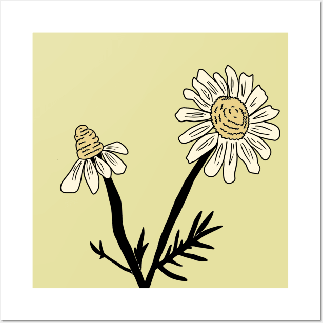 Chamomile Flowers Wall Art by bloomingviolets